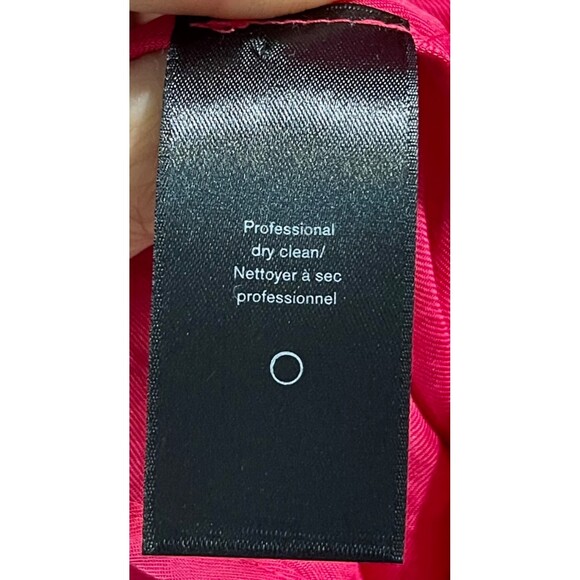 RAG & BONE Vanessa V-Neck Zipper Blouse, Fushia, Sz XS - Picture 6 of 7